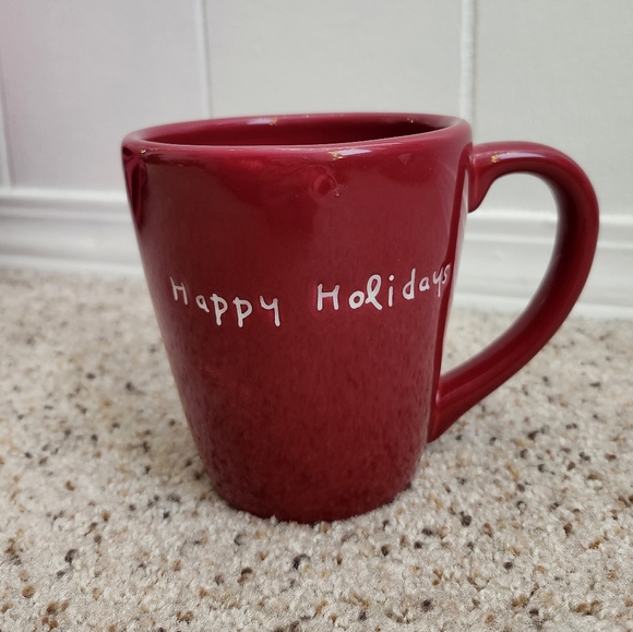 Happy Holiday red mug - Picture 1 of 5